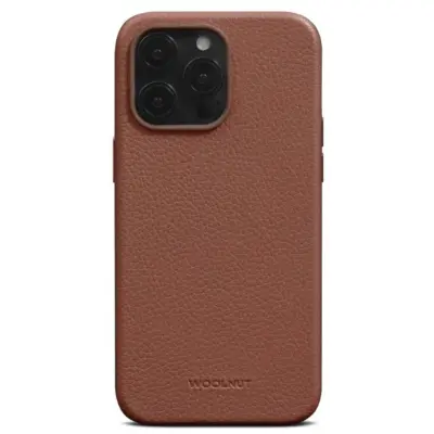 Woolnut Leather Case (iPhone 15 Pro) - Ljusbrun