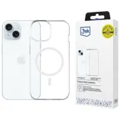 3MK Mobilskal till iPhone 15 MagSafe Armor - Clear