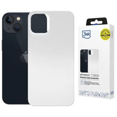 3MK iPhone 15 Mobilskal MagSafe Silikon Hardy - Silver