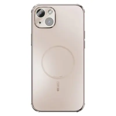 ABEEL iPhone 15 Skal Magnetiskt TPU PC Kylande Matt Guld
