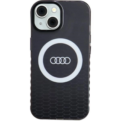 Audi iPhone 15/14/13 Mobilskal Magsafe IML Big Logo - Svart