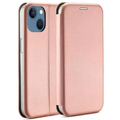 Beline iPhone 15 Plånboksfodral Magnetic - Roséguld