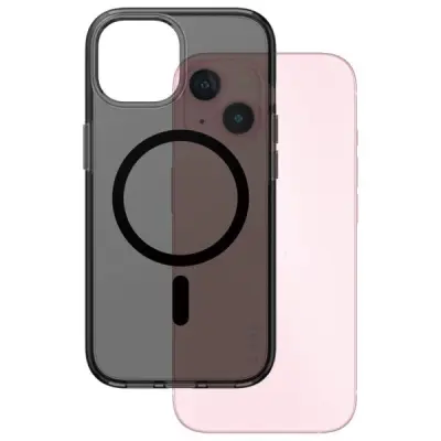 CARE PanzerGlass iPhone 15 Mobilskal MagSafe Flagship - Rökgrå