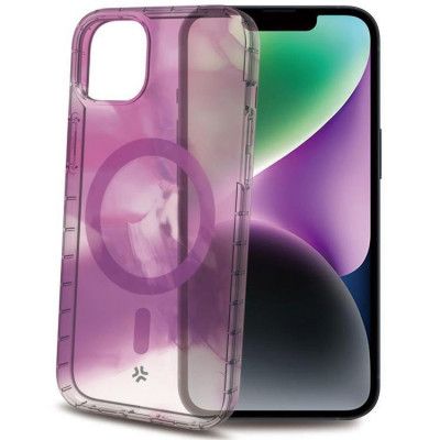 Celly iPhone 15 Mobilskal Magsafe TPU - Lila