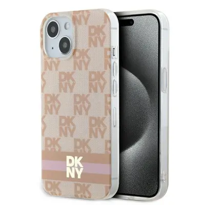 DKNY iPhone 15/14/13 Mobilskal MagSafe Checkered&Printed Stripes