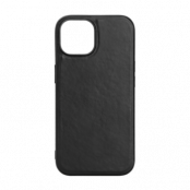 Essentials iPhone 15 Mobilskal Slim Läder - Svart