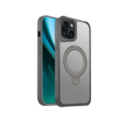 Etteri iPhone 15 Mobilskal MagSafe Matt Ring - Grå
