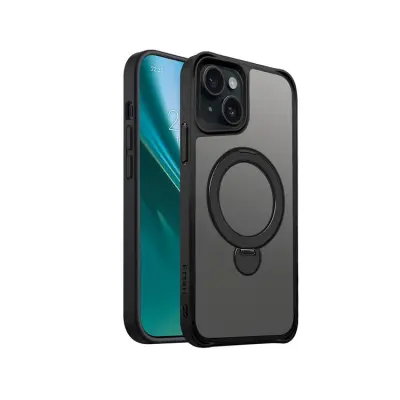 Etteri iPhone 15 Mobilskal MagSafe Matt Ring - Svart