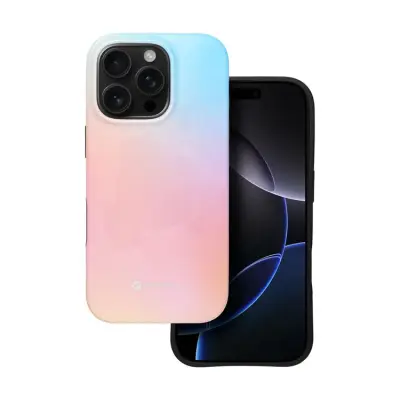 Forcell iPhone 15 Mobilskal MagSafe Mirage - Rosa/Blå