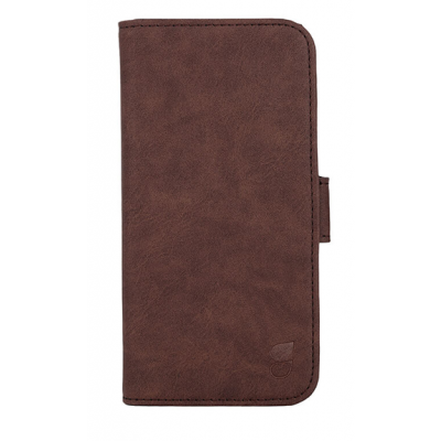 Gear iPhone 15 Plånboksfodral Magsafe 3 Kortfack - Brun