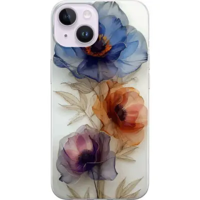 Mobilskal till Apple iPhone 15 med Silkesblommor
