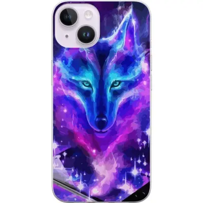 Mobilskal till Apple iPhone 15 med Neon Varg