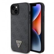 Guess iPhone 15 Mobilskal 4G Diamond Triangle - Svart