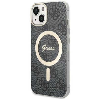 Guess iPhone 15 Mobilskal Magsafe IML - Svart