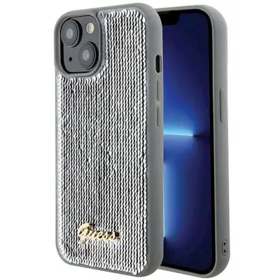Guess Sequin Script Case (iPhone 15)