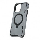 iPhone 15 Defender Mag Ring Skal - Silver