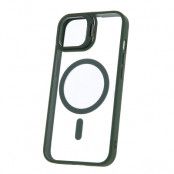 iPhone 15 Mag Case Extra Lens - Mörkgrön