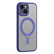 iPhone 15 Mobilskal Magsafe Kickstand - Mörkblå