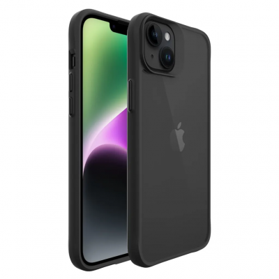 iPhone 15 Mobilskal Stöttåligt - Svart