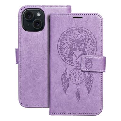 iPhone 15 Plånboksfodral Mezzo Dreamcatcher - Lila