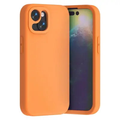 iPhone 15 Mobilskal Shockproof EVA - Orange (Orange)