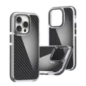 iPhone 16 Mobilskal Acrylic Carbon - Svart