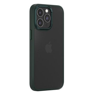 Joy Elegant iPhone 15 Skal Skyddande Stilren Marinblå Grön