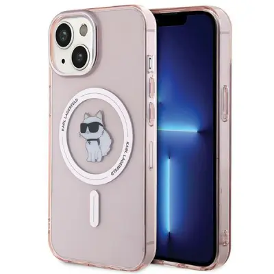 Karl Lagerfeld iPhone 15 Mobilskal MagSafe MagSafe IML Choupette