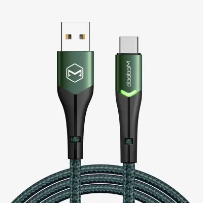 MCDODO USB-A - USB-C Kabel 1m MDD CA-7960 - Grön