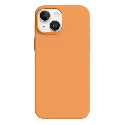 Mobilskal till iPhone 15 Ultra Thin Silikon - Sunset Orange
