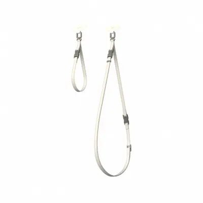 Moshi 2-i-1 Handleds/Kroppsrem - Äggtoddy Vit