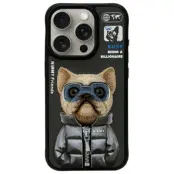 Nimmy iPhone 15 Pro Max Mobilskal Cool & Cute 2.0 Dog - Svart