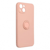 Roar iPhone 15 Mobilskal Ringhållare Amber - Rosa