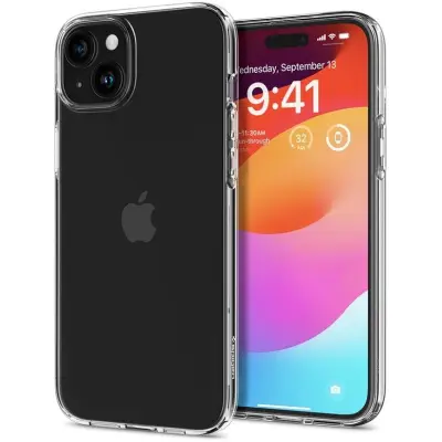 Spigen Crystal Flex (iPhone 15) - Transparent