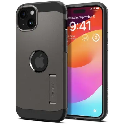 Spigen Tough Armor MagFit (iPhone 15) - Gunmetal