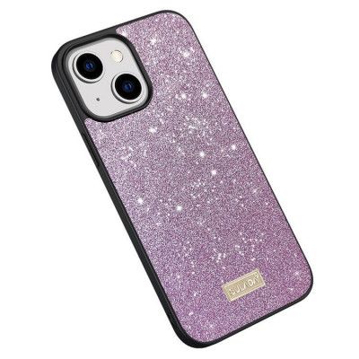 SULADA iPhone 15 Mobilskal Glitter Sequins - Lila