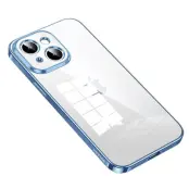 SULADA Mobilskal till iPhone 15 Drop Resistant TPU Klart Blå