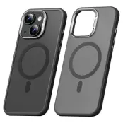 SULADA iPhone 15 Mobilskal MagSafe Ultra-Tunn PC+TPU Svart