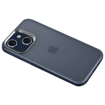 SULADA iPhone 15 Mobilskal PC+TPU Matt Ytbehandling Blå