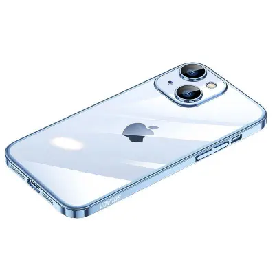 SULADA JINGJIA iPhone 15 Mobilskal Hård PC Klarglas Blå