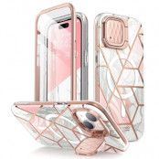 SupCase iPhone 15 Mobilskal Magsafe Cosmo - Marble