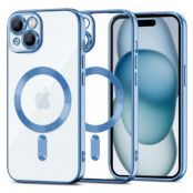 Tech-Protect iPhone 15 Mobilskal Magsafe Magshine - Sky Blå