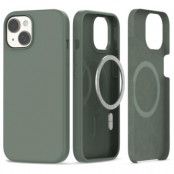 Tech-Protect iPhone 15 Mobilskal Magsafe Silikon - Olive