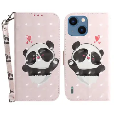 Trolsk Cute Panda Wallet (iPhone 15)