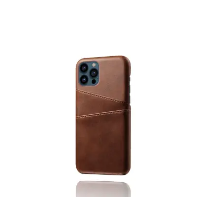 Trolsk Leather Card Case (iPhone 15) - Blå