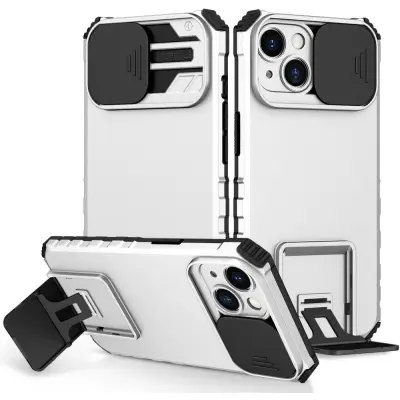 Trolsk Skyddsskal med Stativfunktion (iPhone 15)