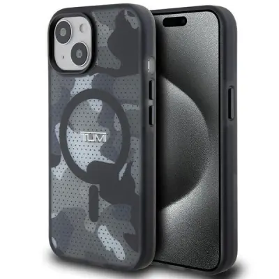 Tumi iPhone 15/14/13 Mobilskal MagSafe Frosted Camo Print - Svart