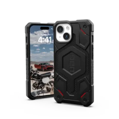 UAG iPhone 15 Mobilskal Monarch Pro - Kevlar Black