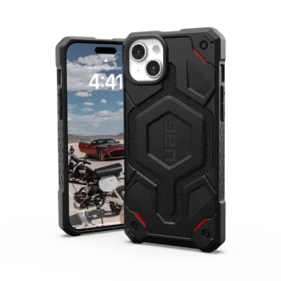 UAG iPhone 15 Plus Mobilskal Magsafe Monarch Pro - Kevlar Svart