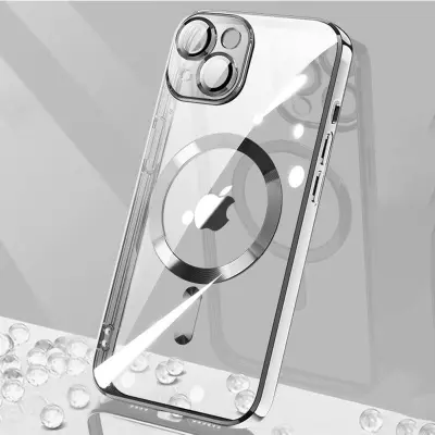 X-LEVEL Glass Lens Guard Slim Case iPhone 15 MagSafe Svart